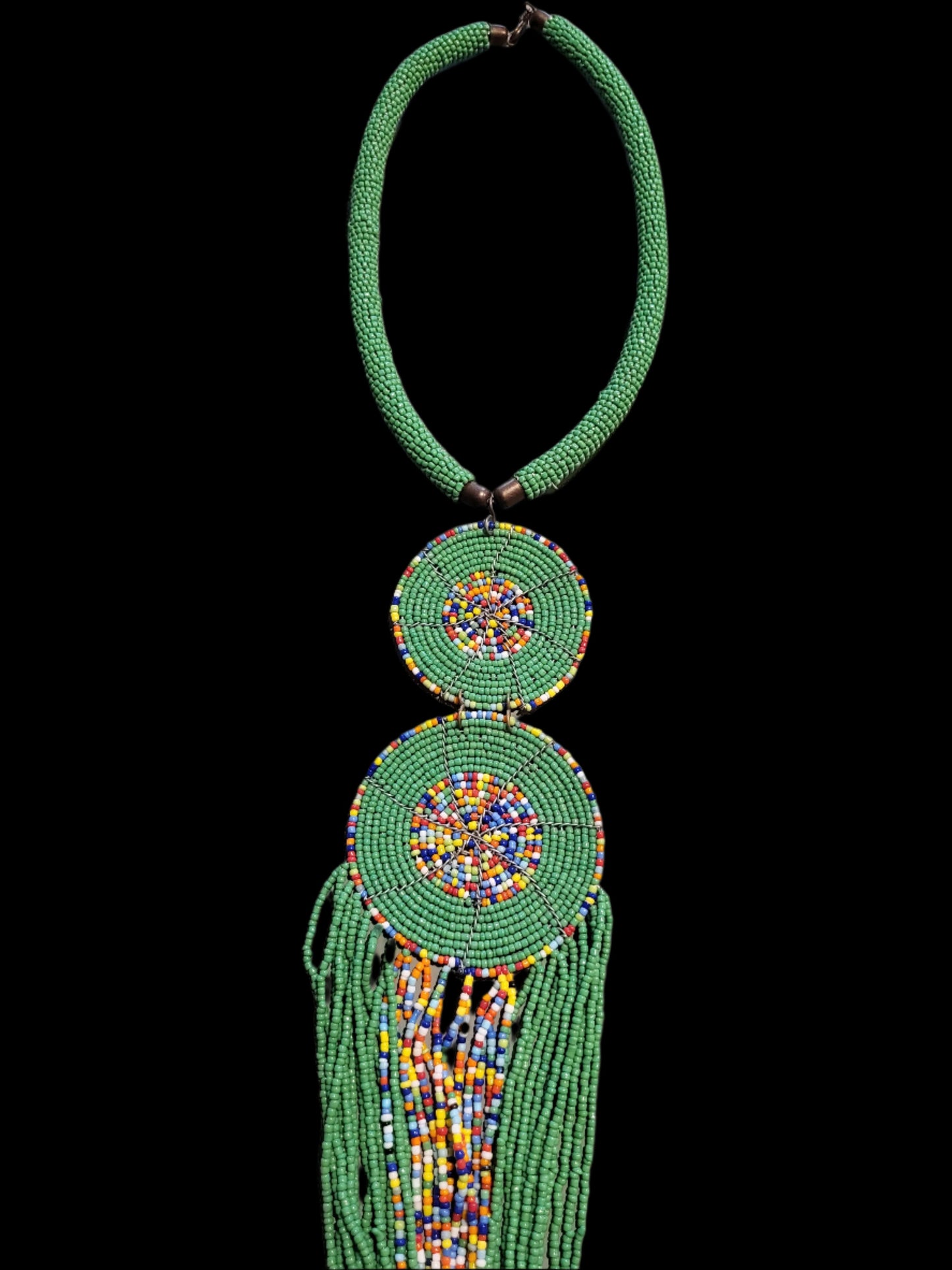 Beaded Necklace Green