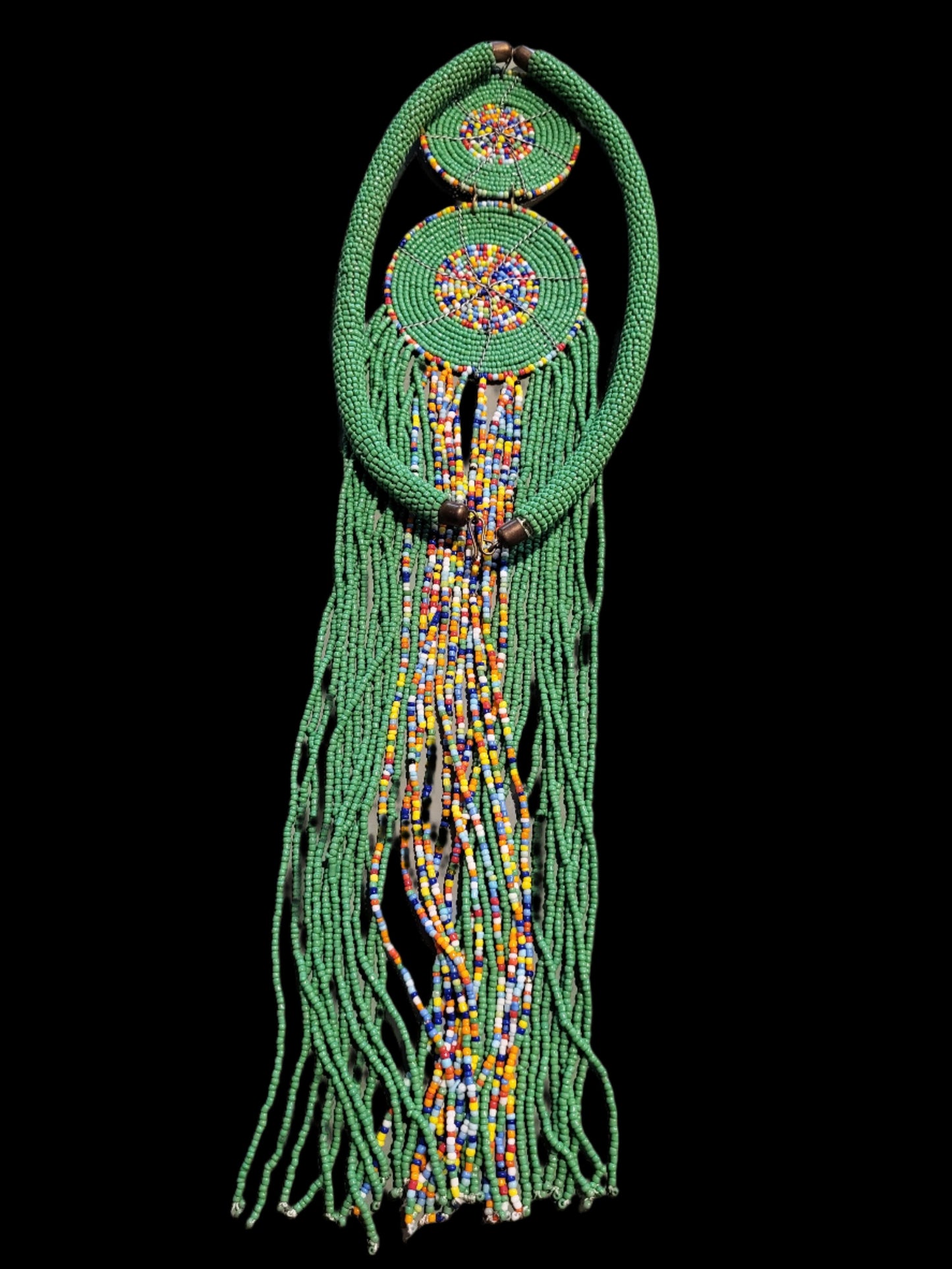 Beaded Necklace Green
