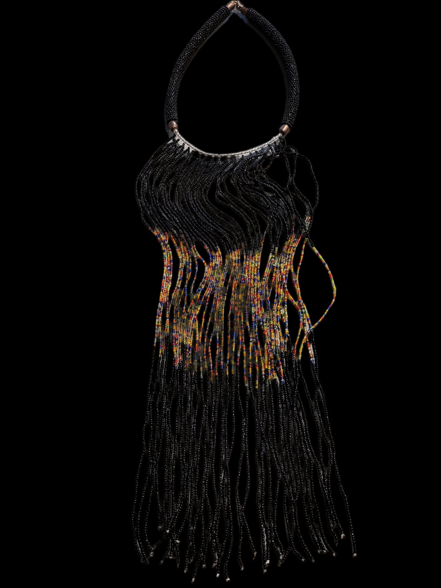 Beaded Necklace Black