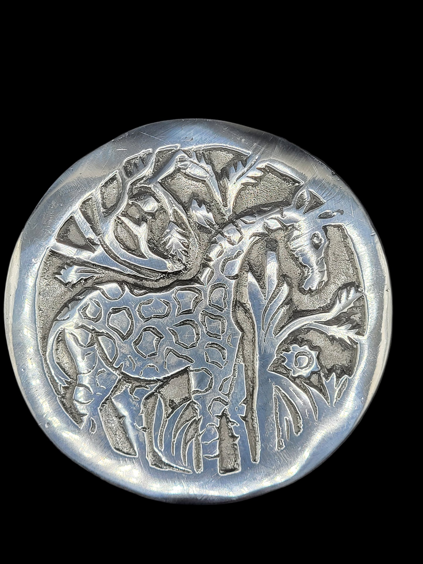 Aluminum Coaster Giraffe