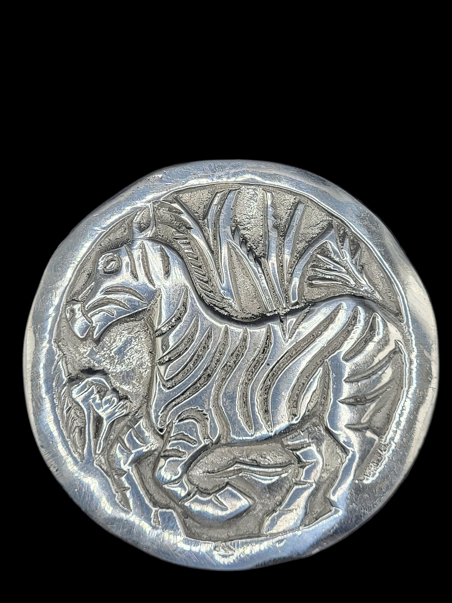 Aluminum Coaster Zebra