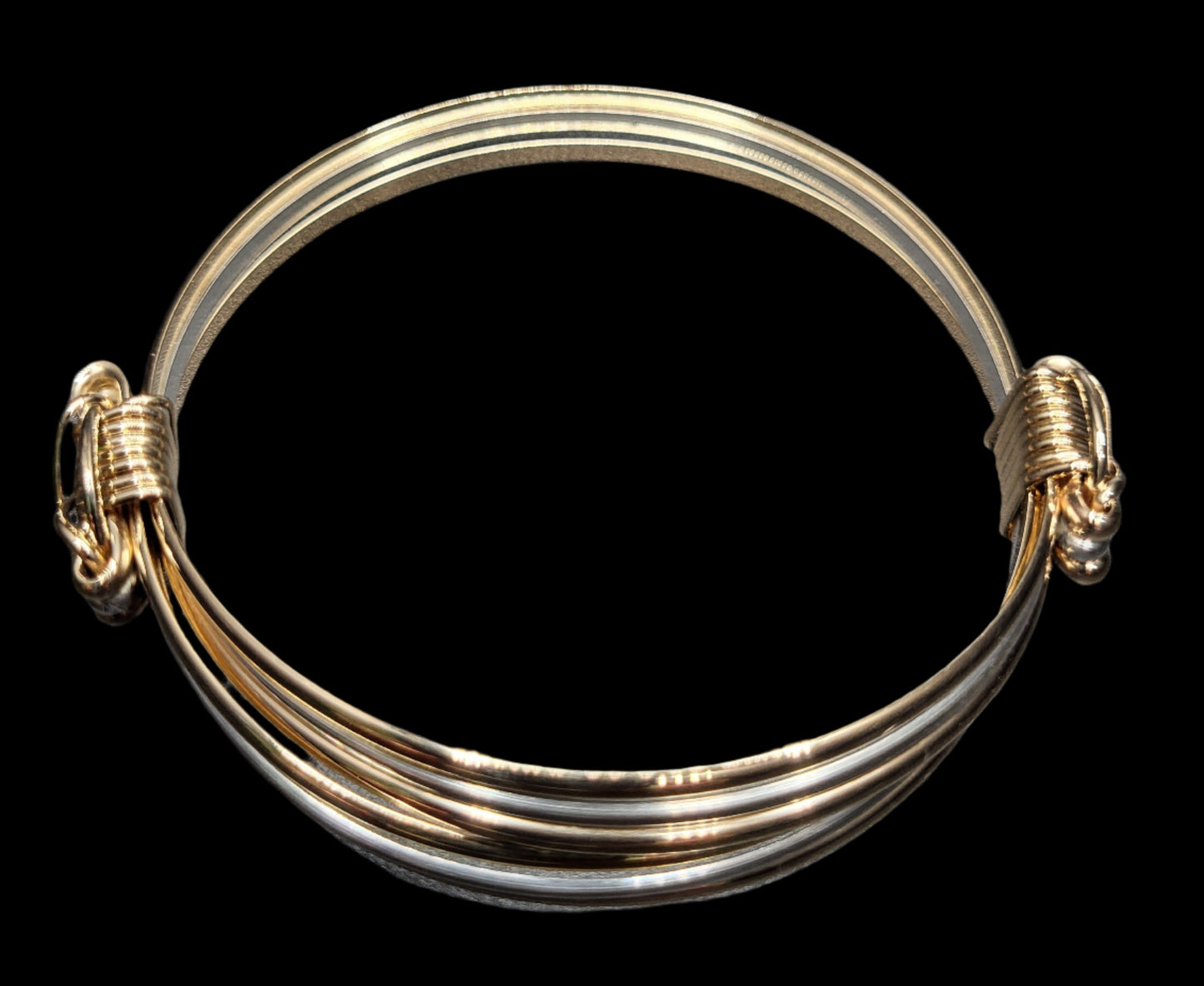 Elephant Hair Bracelet 2 Knot Top View