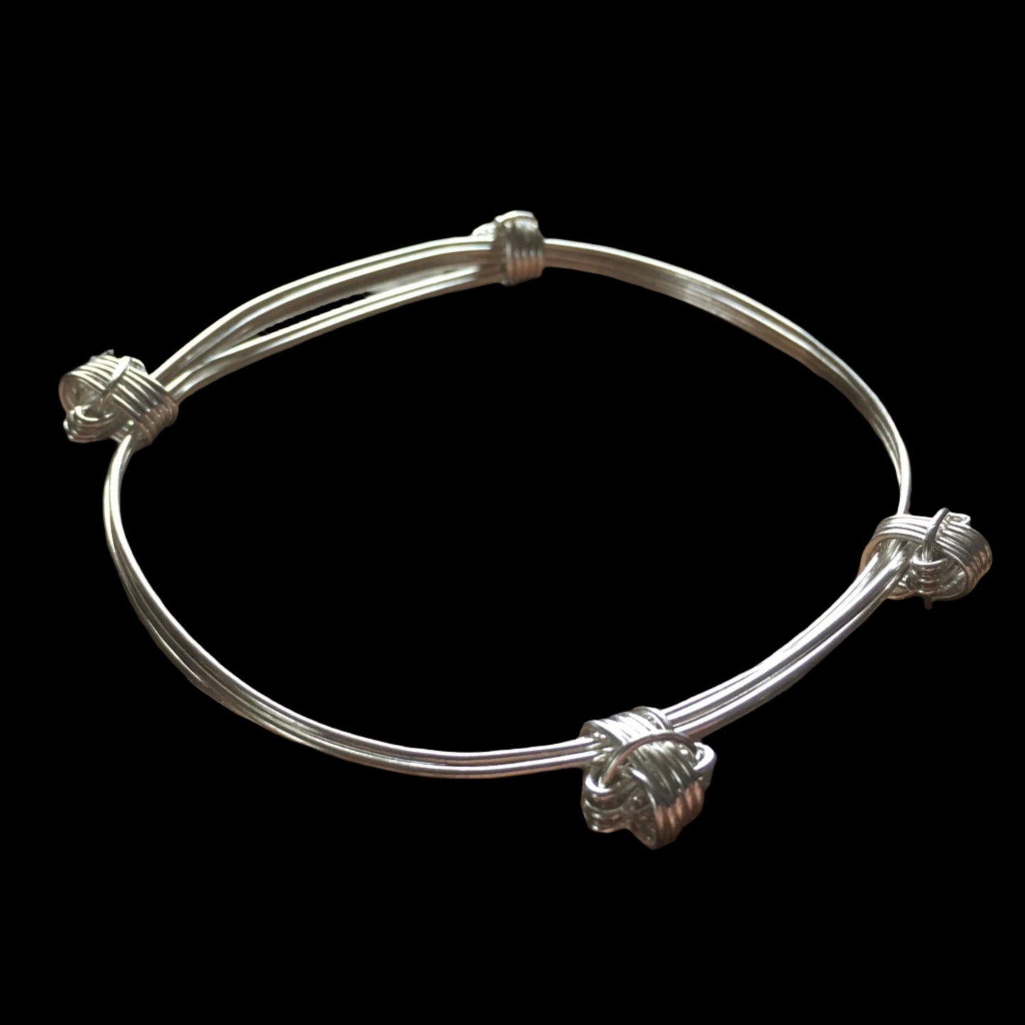 Elephant Hair Bracelet 4 Knot Strand