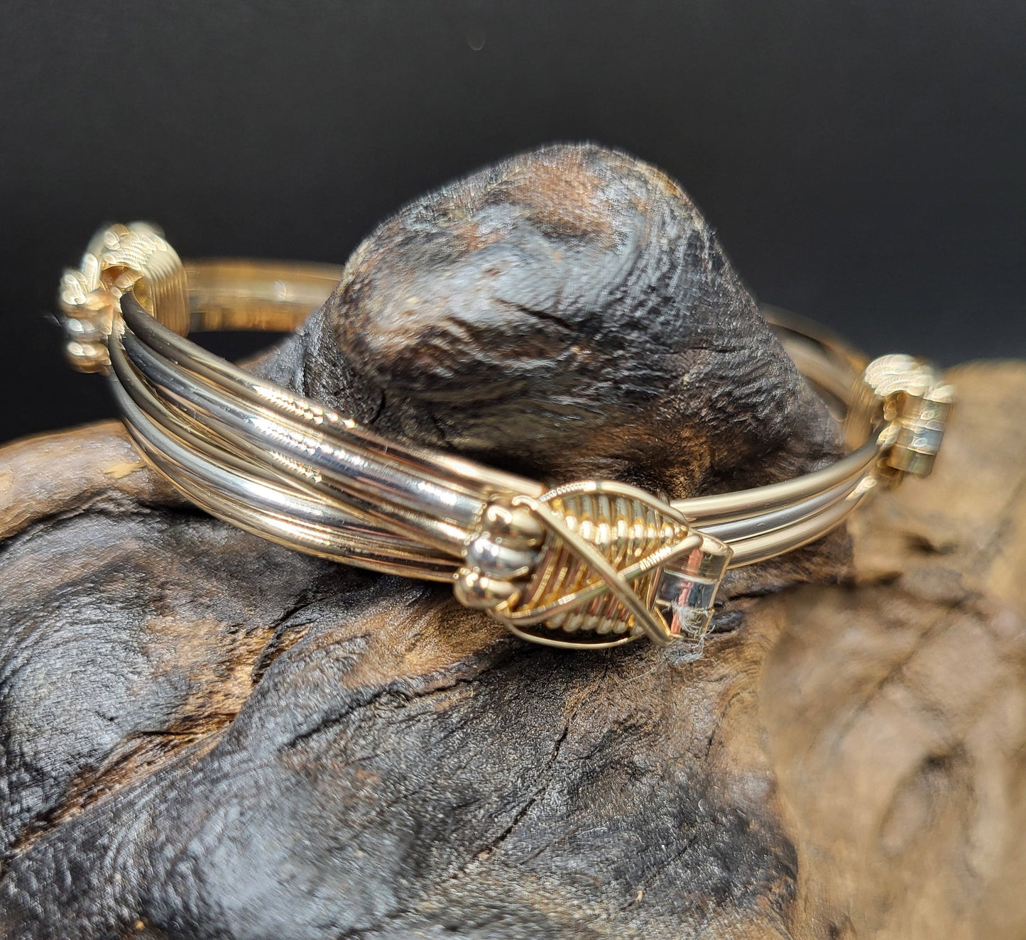 Elephant Hair Bangle 4 Know Left Angle View