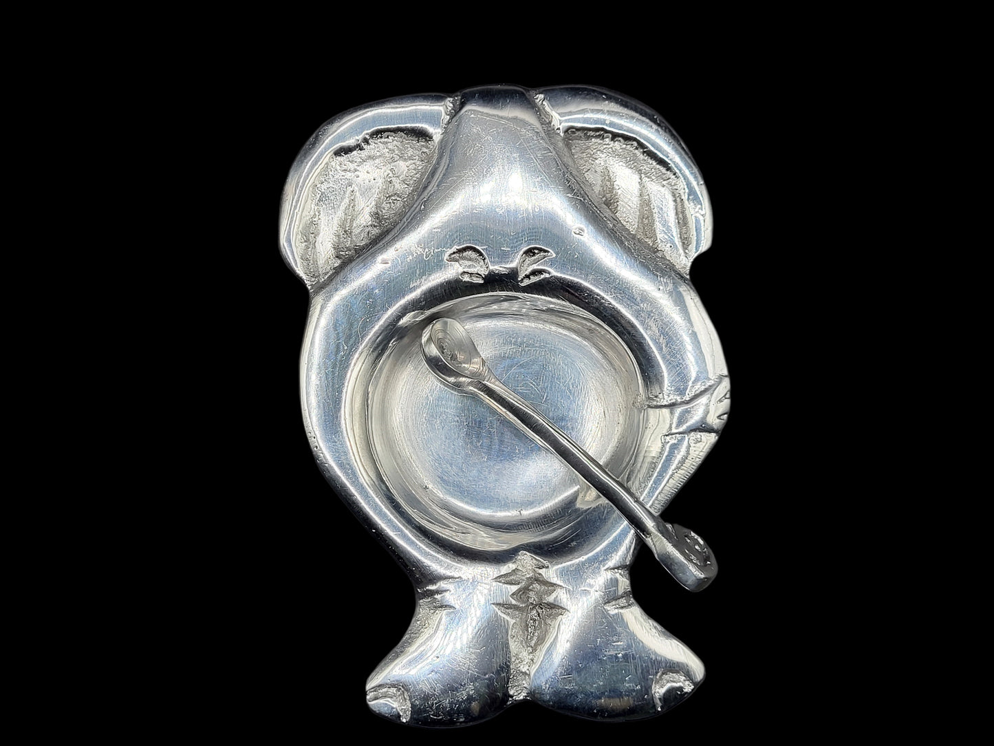 Flat Ele Salt Pot and Spoon
