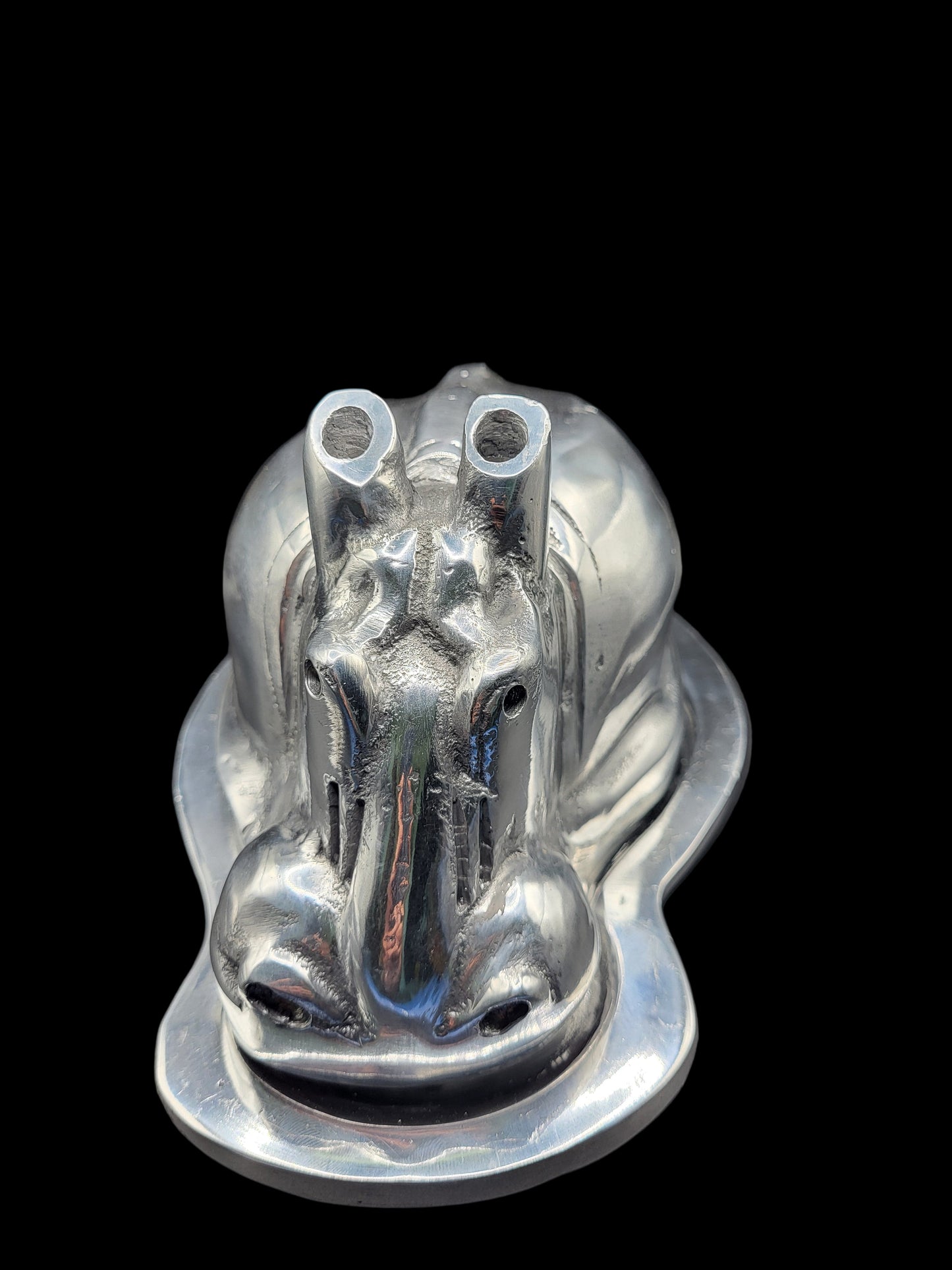 Aluminum Butter Dish Hippo