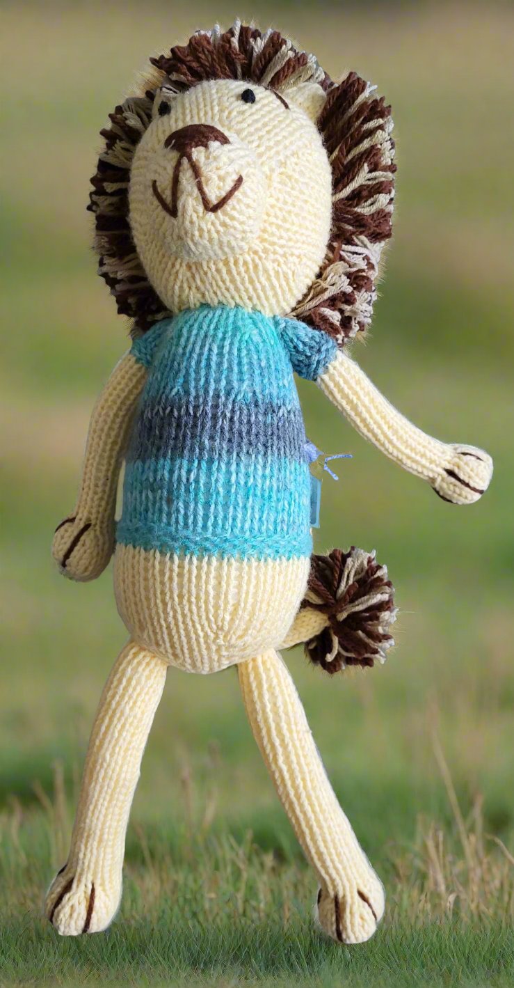 Soft Knitted Lion Toy