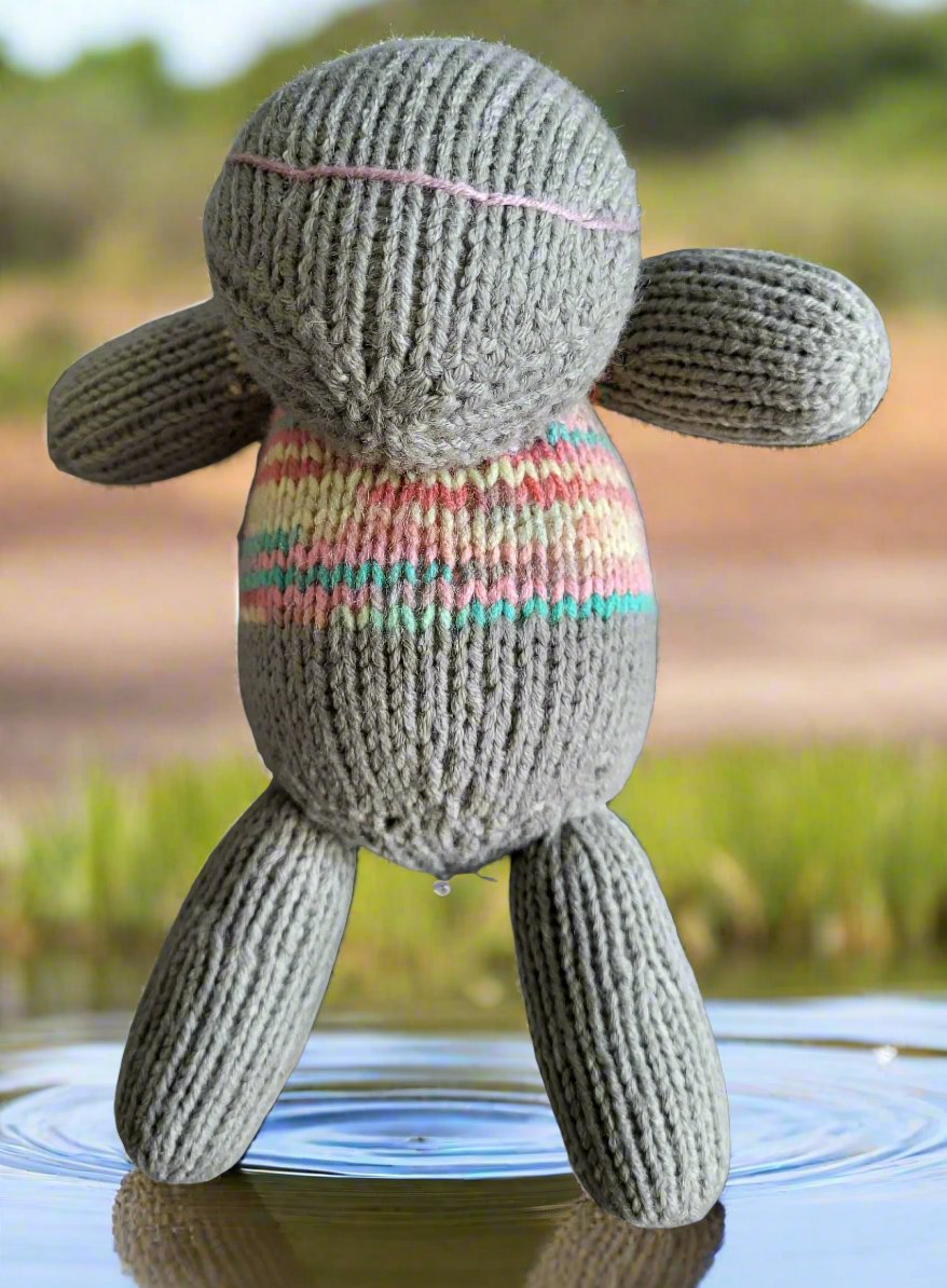 Toy Knitted Hippo