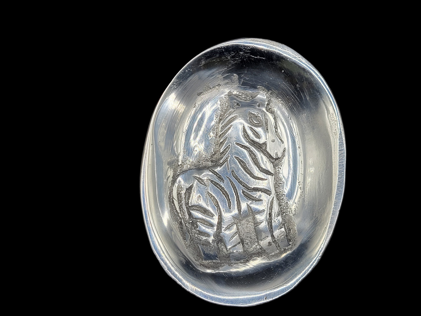 Zebra Aluminum Salt Pot