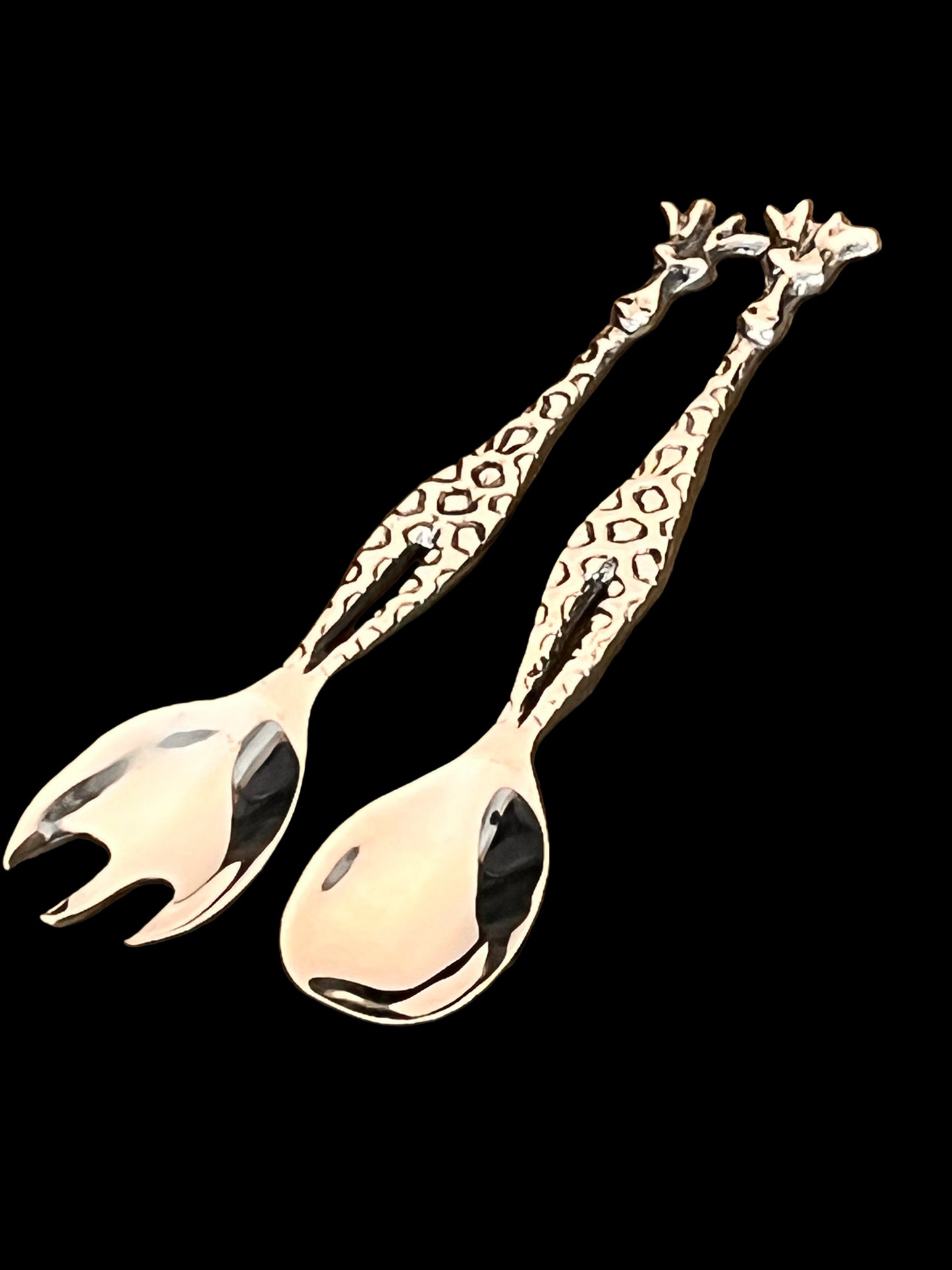 Long Salad Servers Giraffe