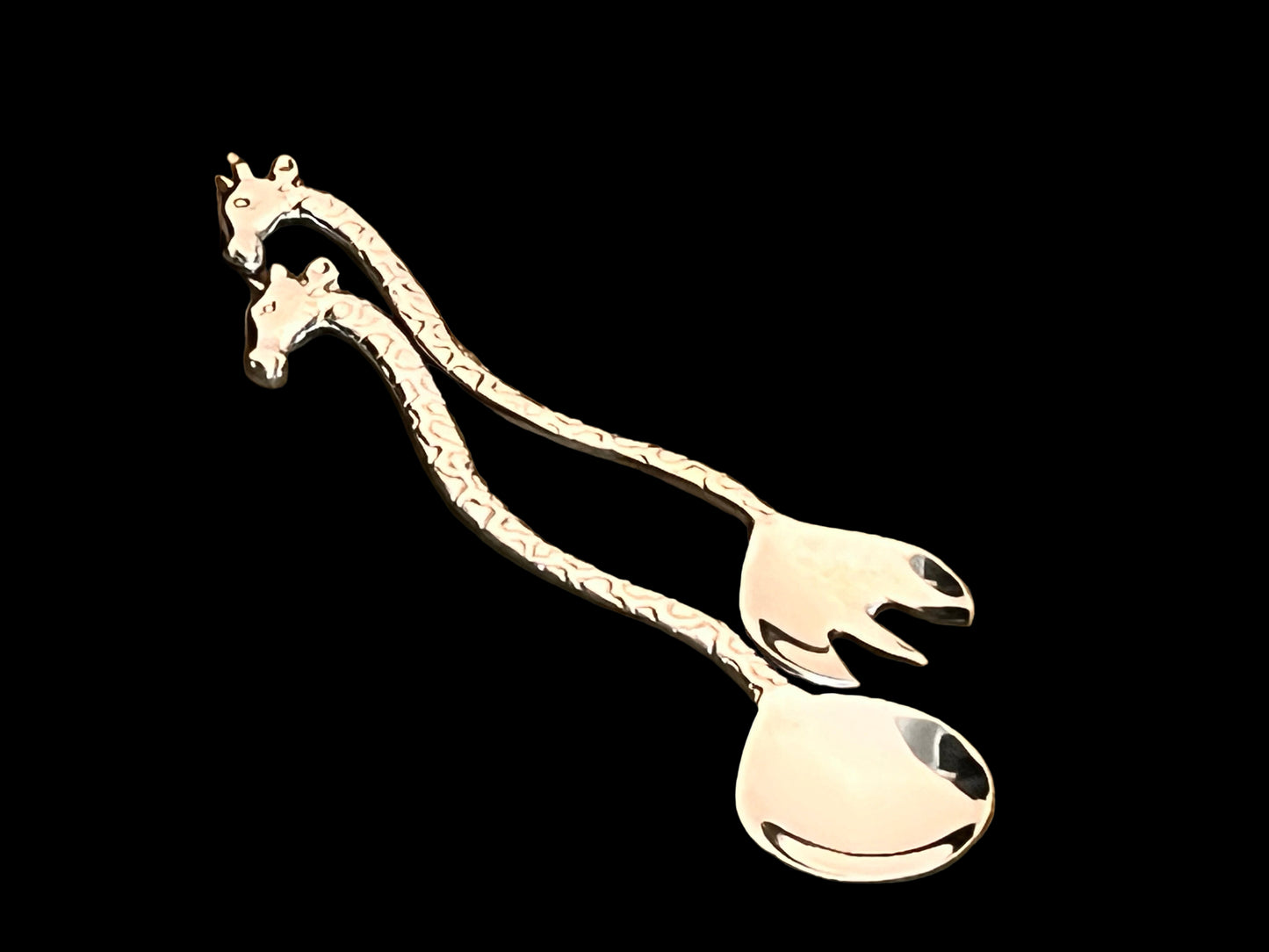 Long Curved Salad Servers Giraffe