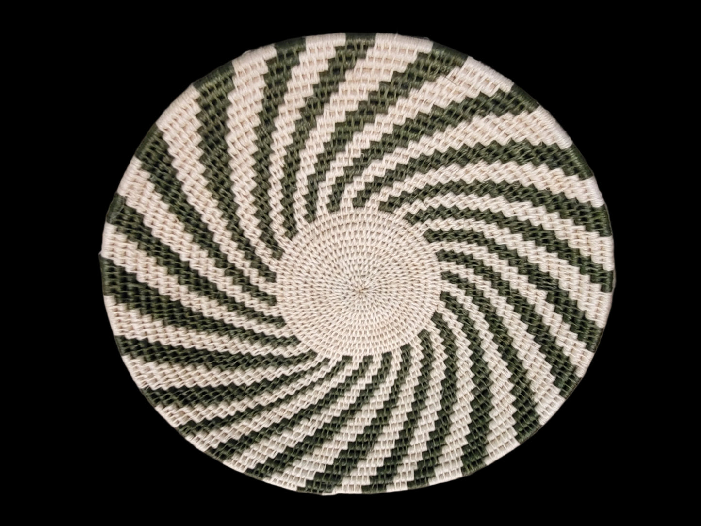 Sisal Basket Green