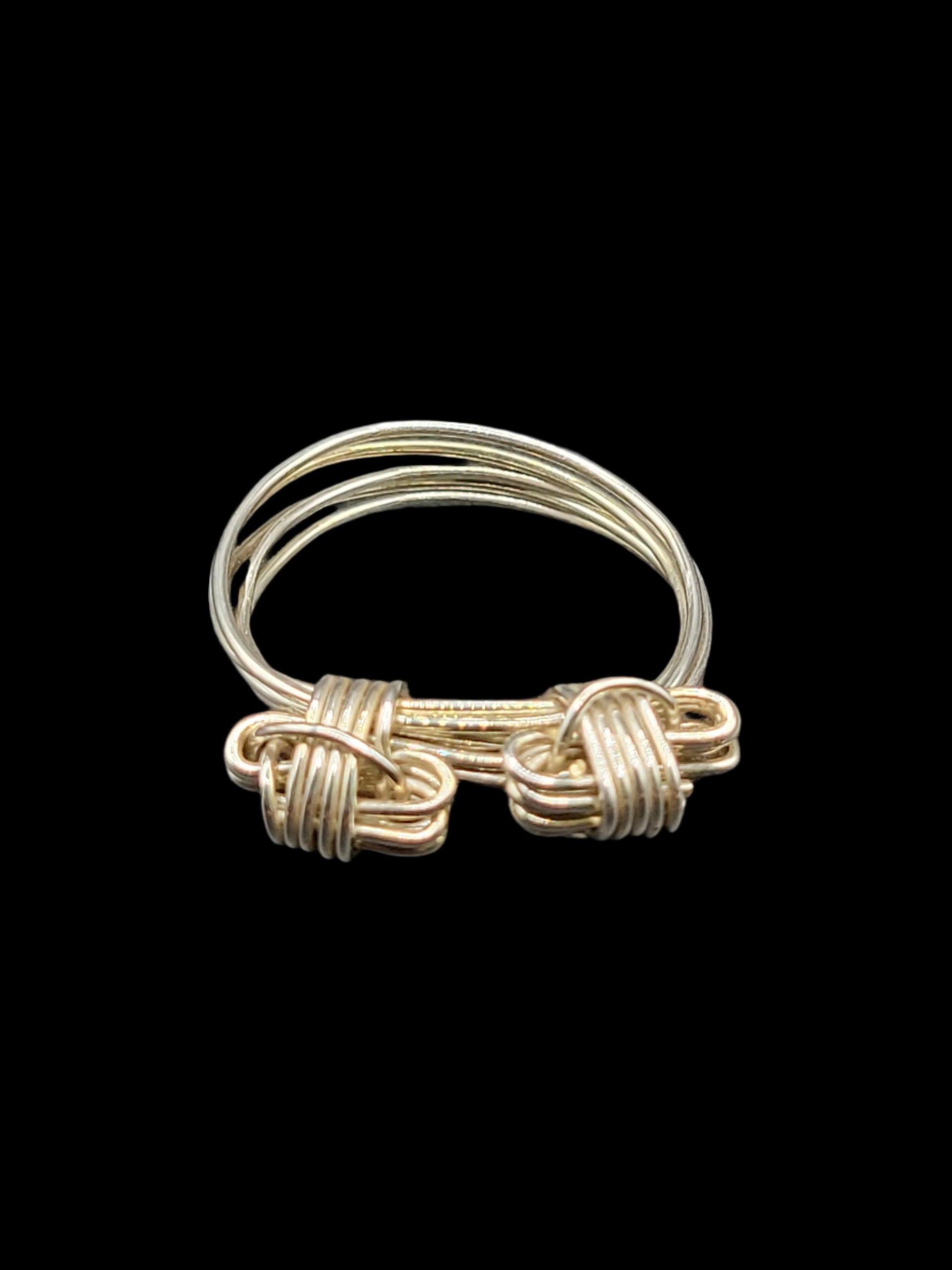 2 Knot Elephant Hair Ring