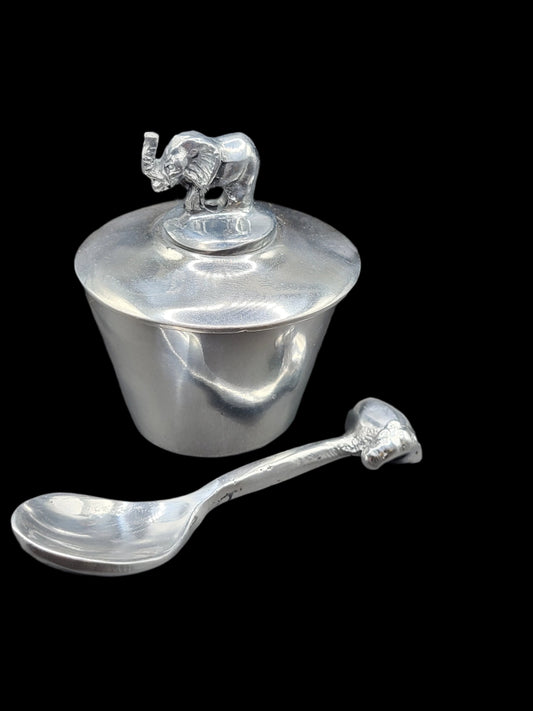 Honey Jam Pot with Hippo Spoon