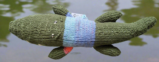 Crocodile Knitted Toy