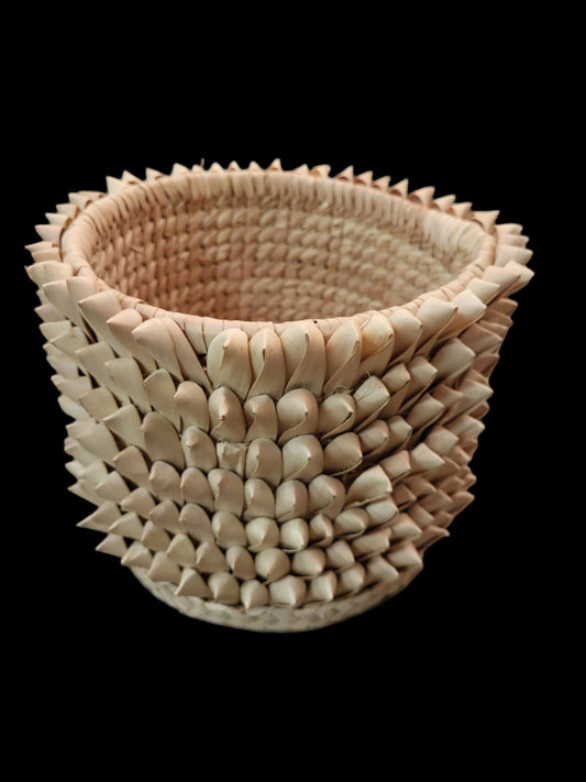 Porcupine Basket Planter Side View