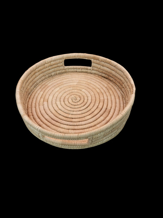 12" Round Tray with handles