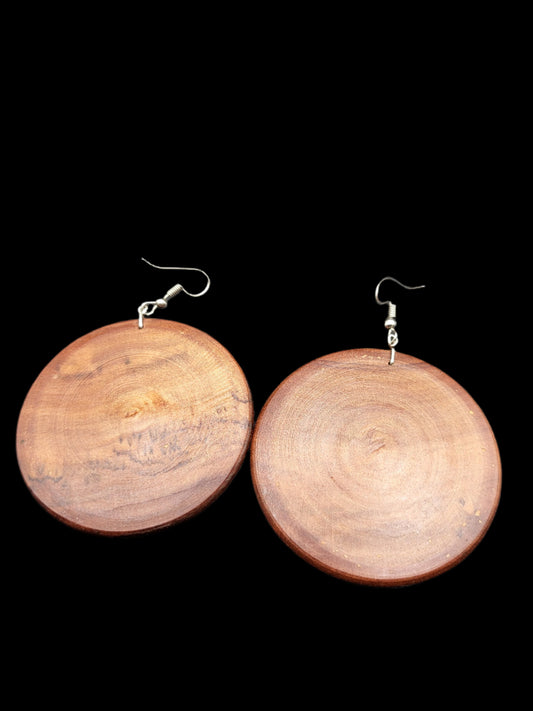 Solid Mukwa Wooden Earrings