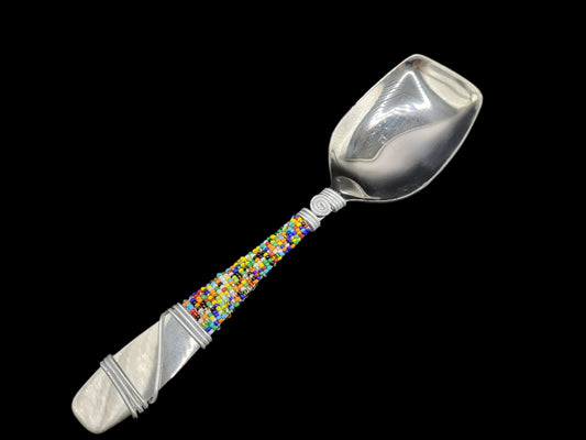 Large Square Serving Spoon Multicolor