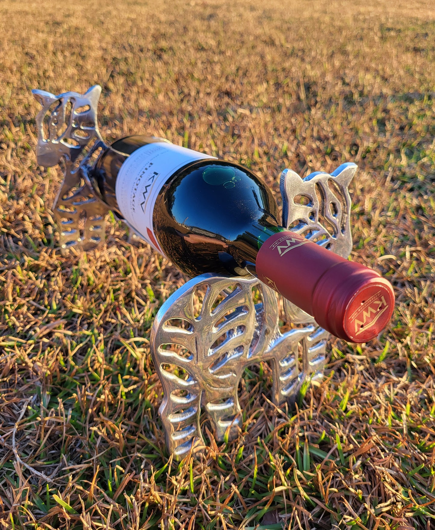 Wine Bottle Holder Zebra